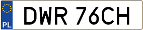 Truck License Plate